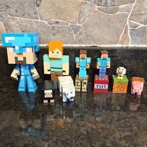 Minecraft Action Figure Lot